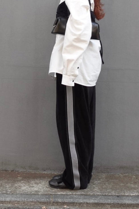 ベロアラインルーズパンツ